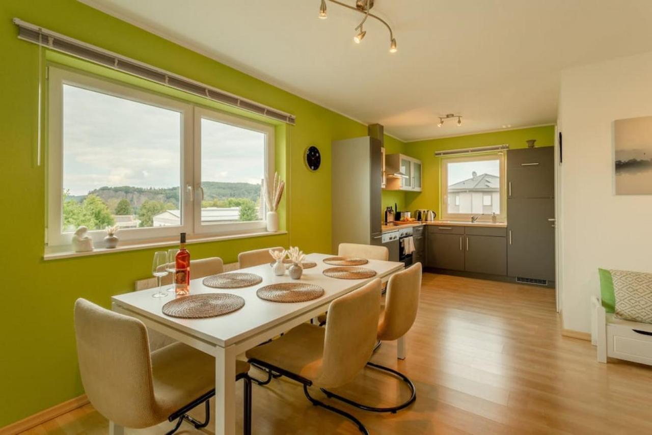 Dolomites Bungalow Eifelsteig W View Terrace Bbq غيرولشتاين المظهر الخارجي الصورة